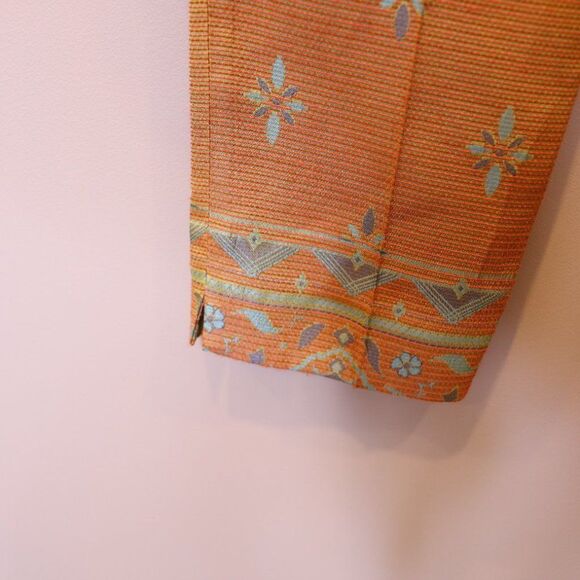 Vintage High Rise Patterned Pants Sz 10 - Picture 6 of 6